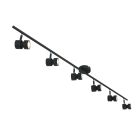 Spot plafonnier 6 lumières Natasja 7906ZW Noir – avec ampoules incluses