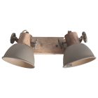 Gearwood 7969TA – Taupe Deckenlampe mit Holzelementen