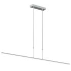 Hanglamp Zelena 7971ST stalen LED lamp met regelbaar licht - Staal - Elektronica, Kunststof, Metaal - Steinhauer