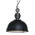 Hanglamp Bikkel 7978ZW - zwarte industriële blikvanger Ø32 - Zwart - Elektronica, Glas, Metaal - Steinhauer