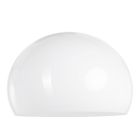 Wit kunststof lampenkap K10610S Ø38cm met E27 support. - Wit - Kunststof - Steinhauer