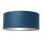 Blauw Velours Lampenkap K1066ZS ⌀50cm met E27 support. - Blauw - Textiel - Steinhauer