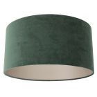Groen velours lampenkap K1068VS ⌀40cm met E27 support. Greenwave - Groen - Textiel - Steinhauer