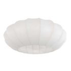 Weißer Lampenschirm K10942S Ø60cm mit E27-Fassung silk