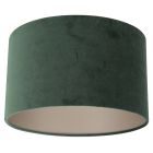 Groen velours lampenkap K7396VS ⌀30cm met E27 support. Greenwave - Groen - Textiel - Steinhauer