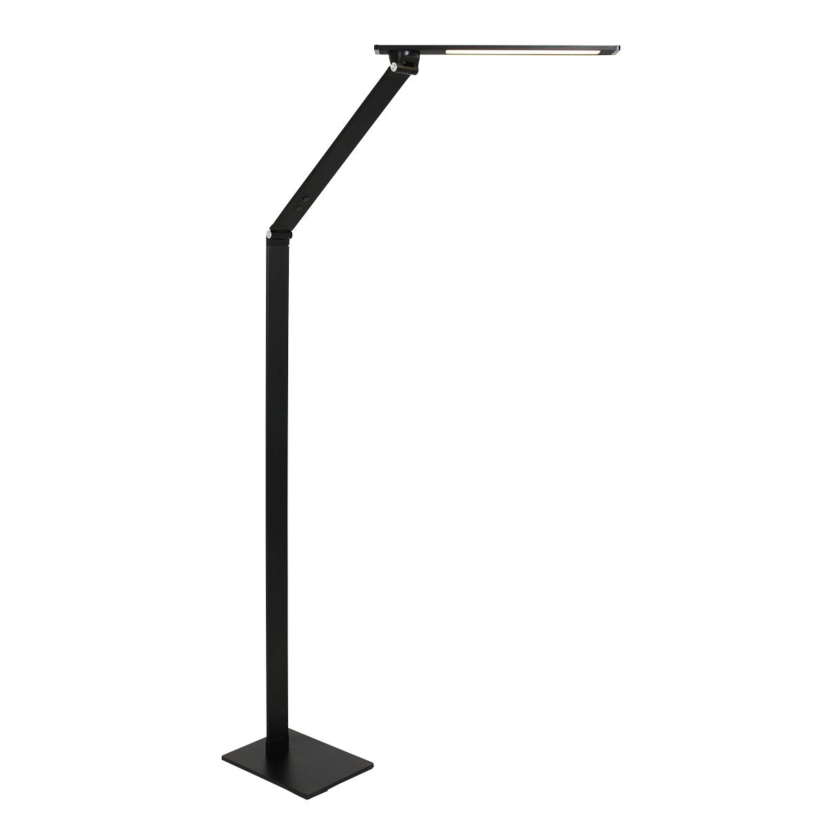 Vloerlamp Serenade 2685ZW zwarte LED leeslamp verstelbaar
