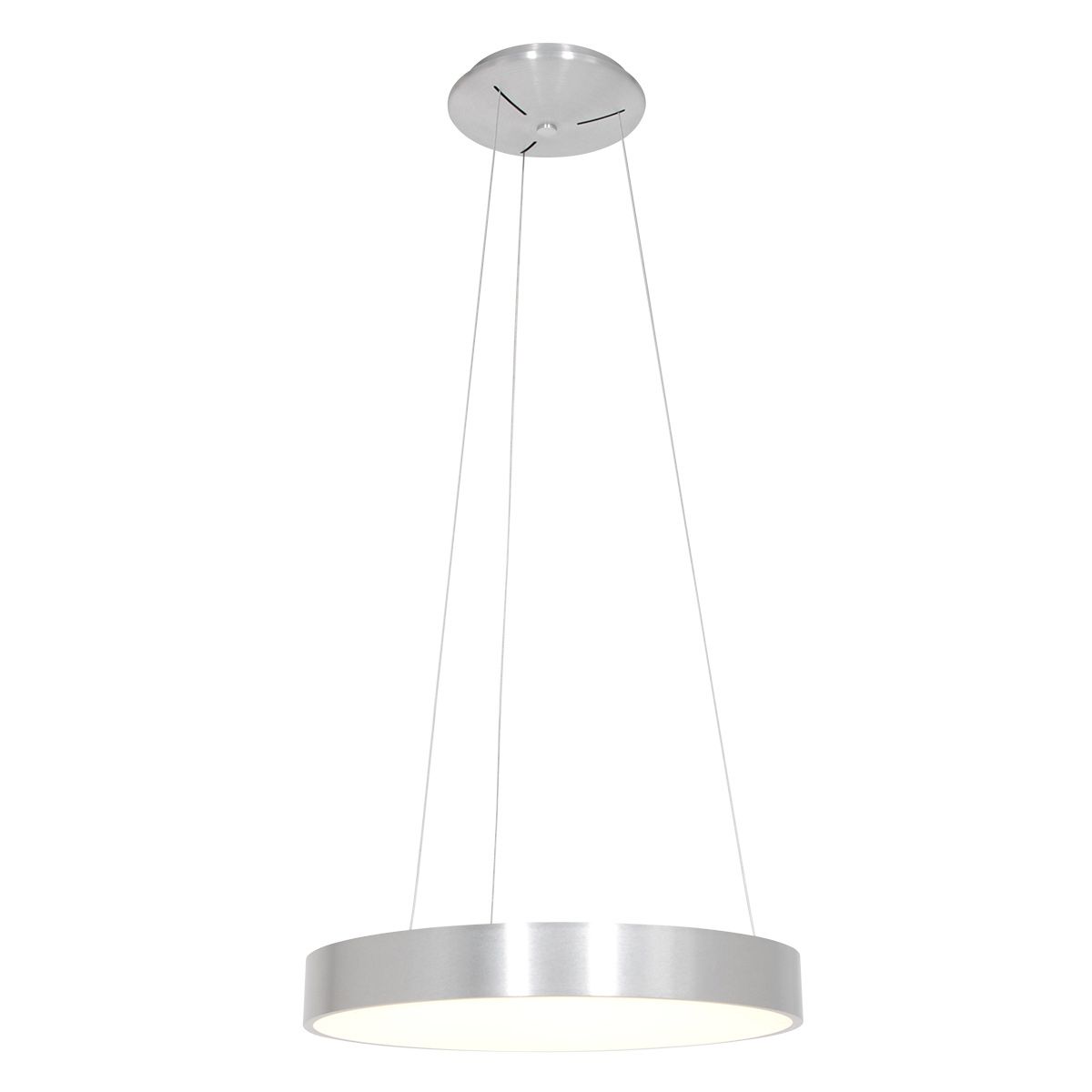 Hanglamp Ringlede 2695ZI Zilver rond 48cm