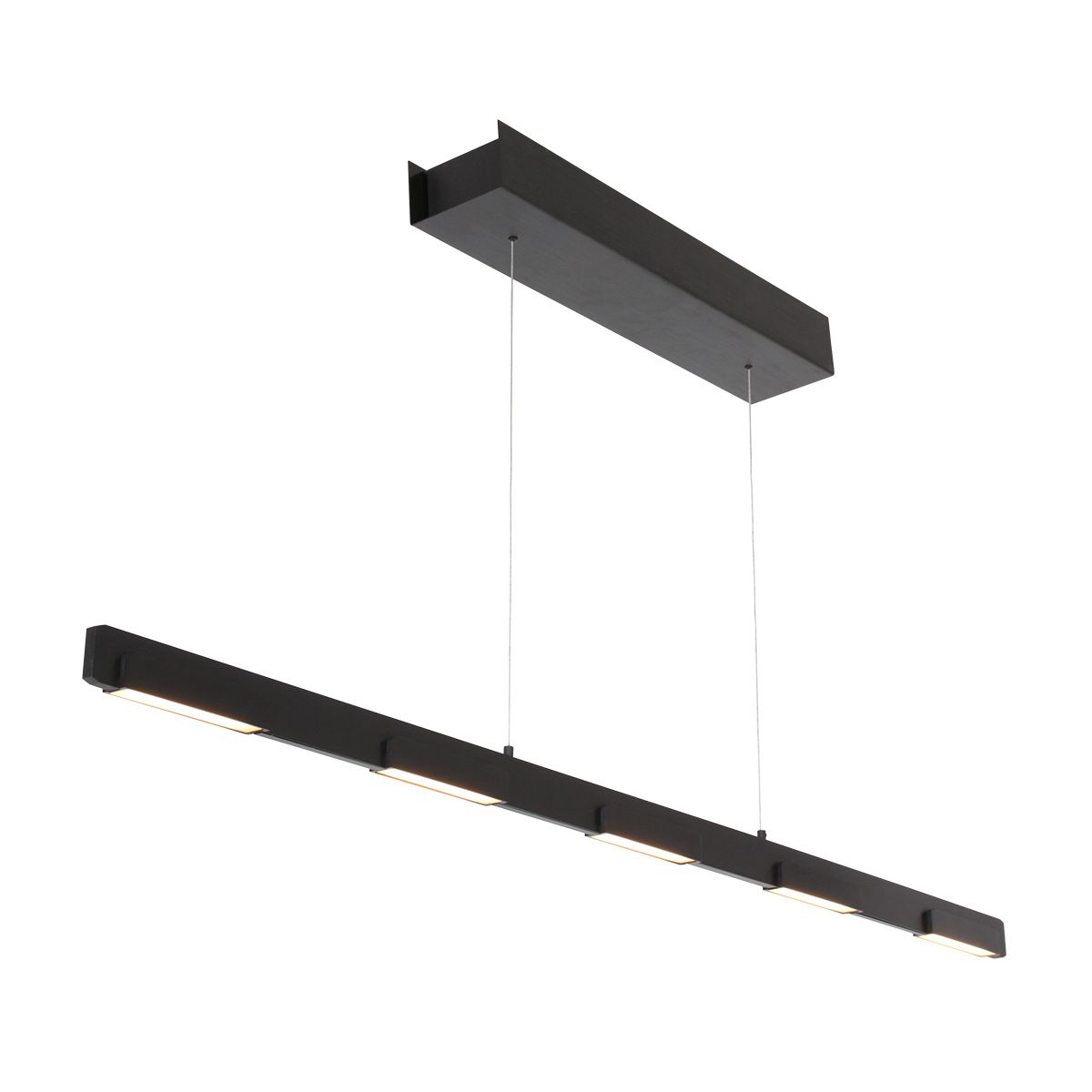 Hanglamp Bloc 3296ZW Zwart met Cable lift