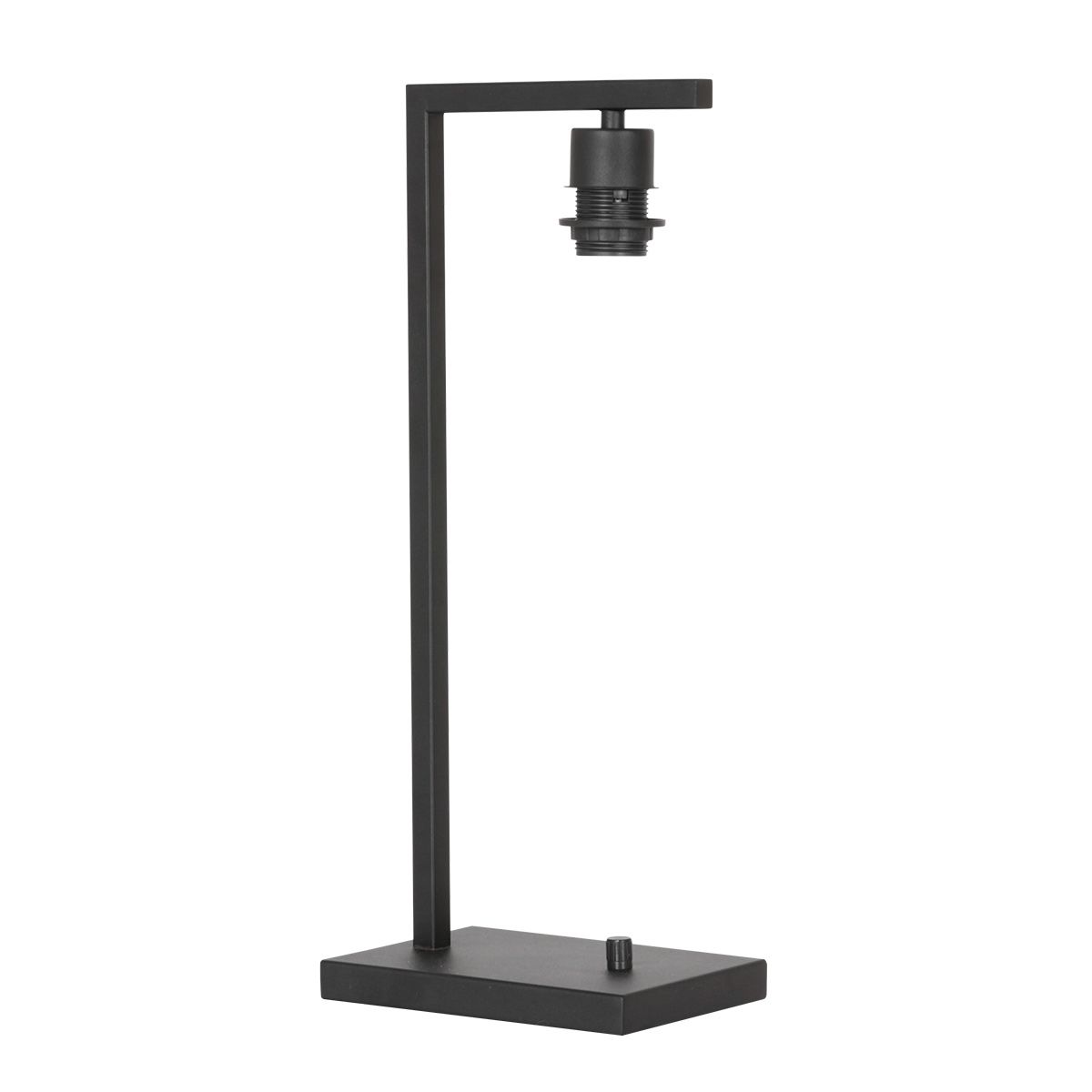 Tafellamp Stang 3332ZW – zwarte metalen lamp zonder kap