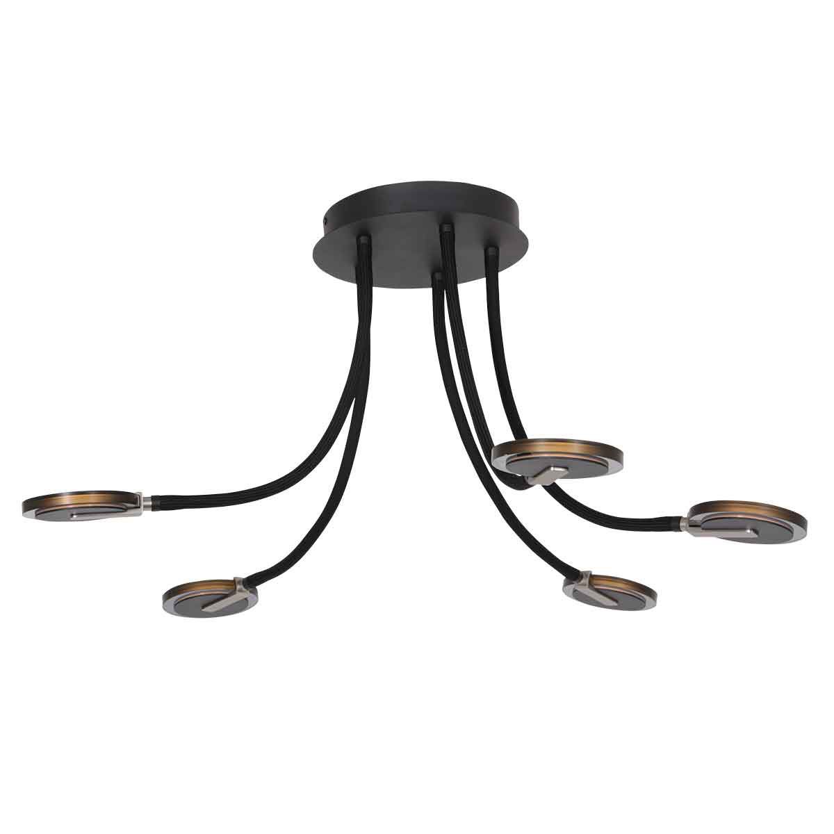 Plafondlamp Turound 3376ZW Noir