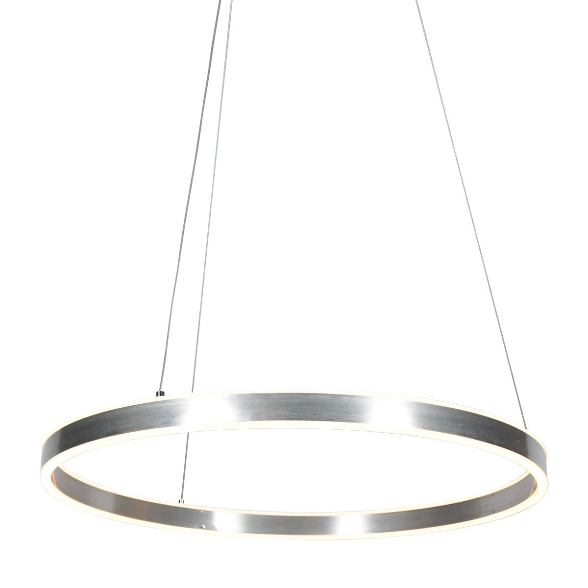 Hanglamp Ringlux 3502ST stalen LED ringlamp Ø60 cm