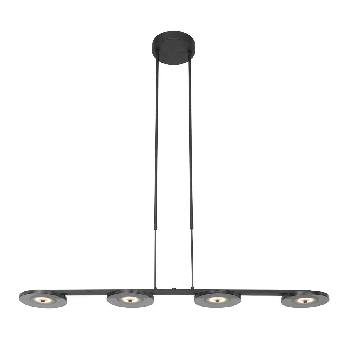 Hanglamp Turound 3512ZW Zwart 4-lichts