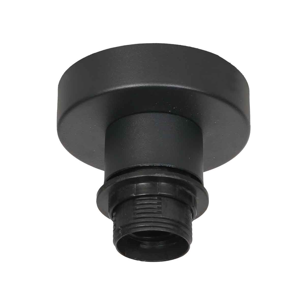 Zwarte plafondlamp Bloeba 4129ZW zonder lampenkap