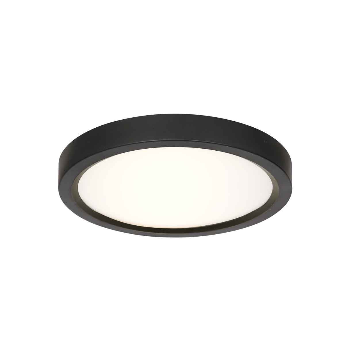 Plafondlamp Luminix 4131ZW zwarte LED lamp Ø20 cm IP44