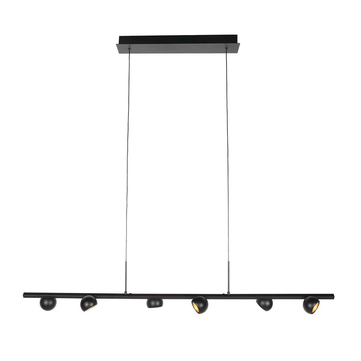 hanglamp Marcadore 4137ZW 120cm breed 6 lichts