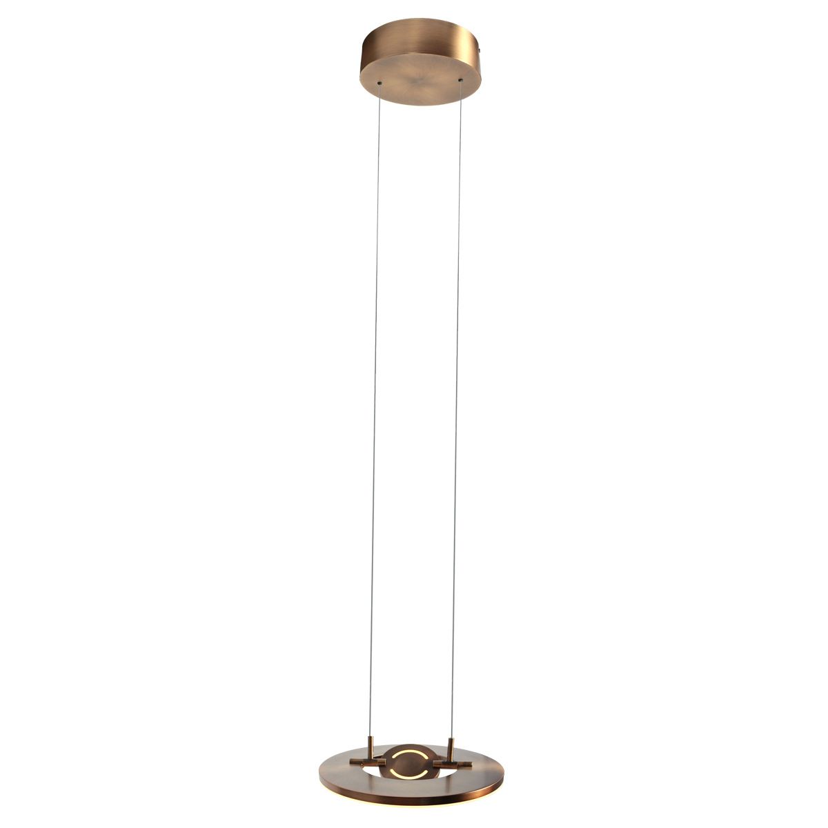 Hanglamp Soleil 2 4140BR bronskleurig met lift systeem