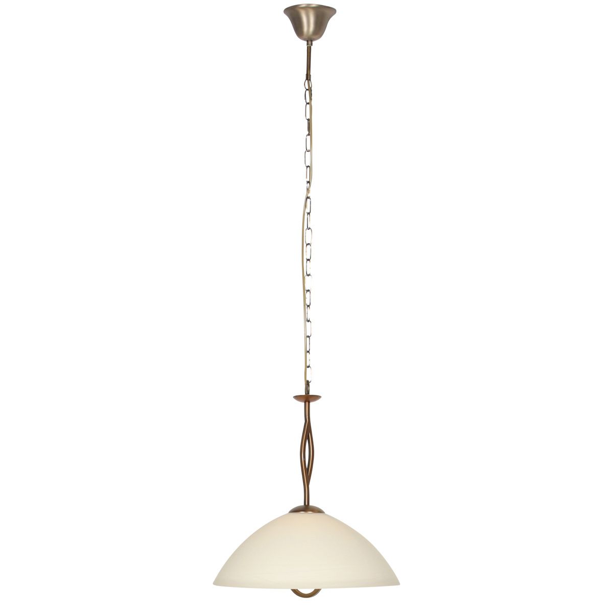 Anthea 4327BR – klassieke hanglamp met marmerlook glas