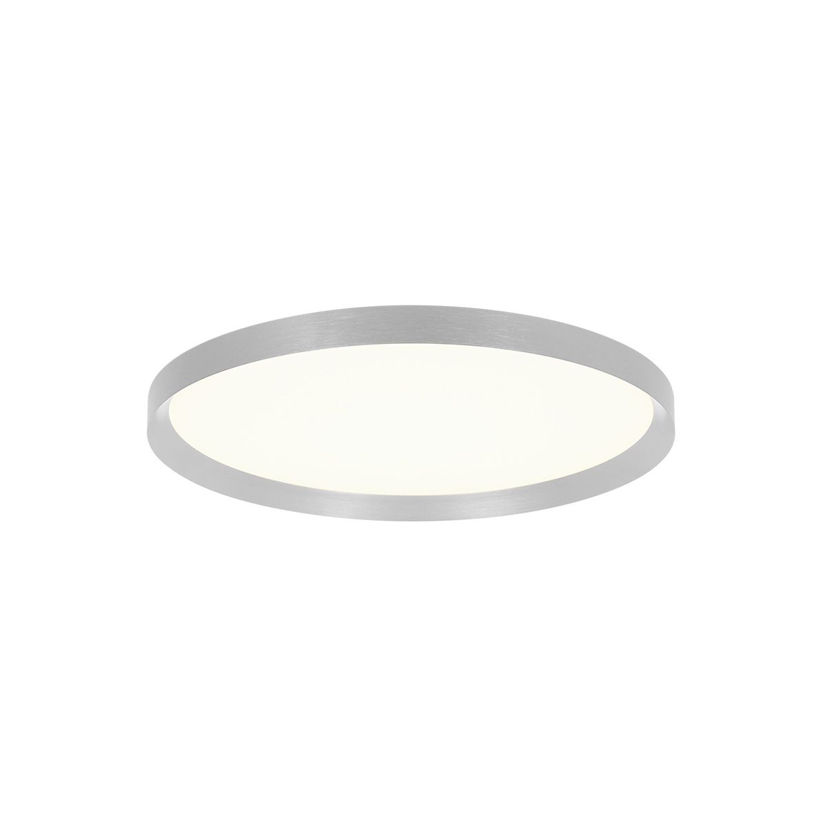 Plafondlamp Flady 4367ST stalen LED lamp Ø30 cm met uplight