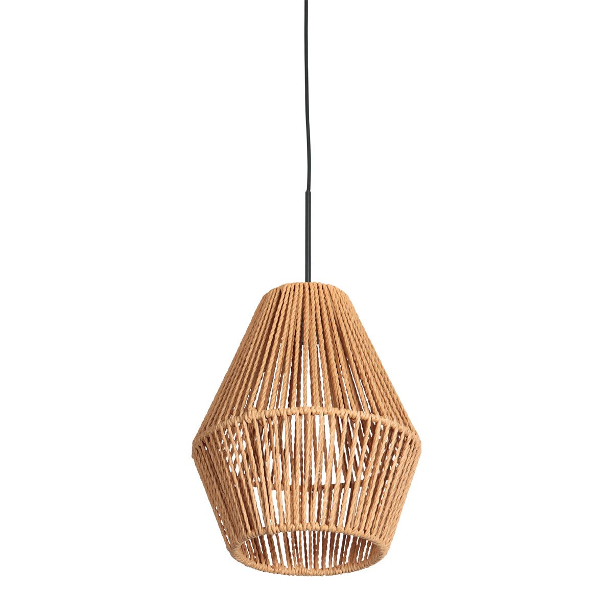 Hanglamp Ropex 4484ZW – speelse touwlamp in boho stijl