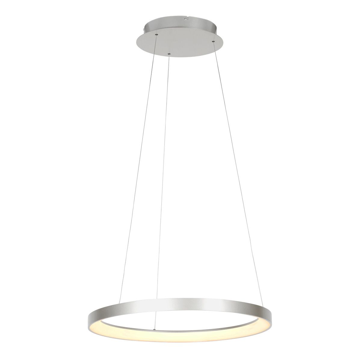 Stalen hanglamp Ringlede 4612ST met cable-lift systeem