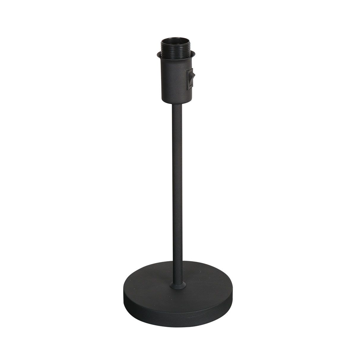 Tafellamp armatuur Noor 4907ZW Zwart met een E27 fitting