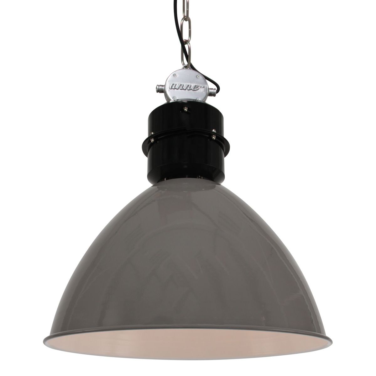 Industriële Grijze Hanglamp Frisk 7696GR – Robuust en Stijlvol