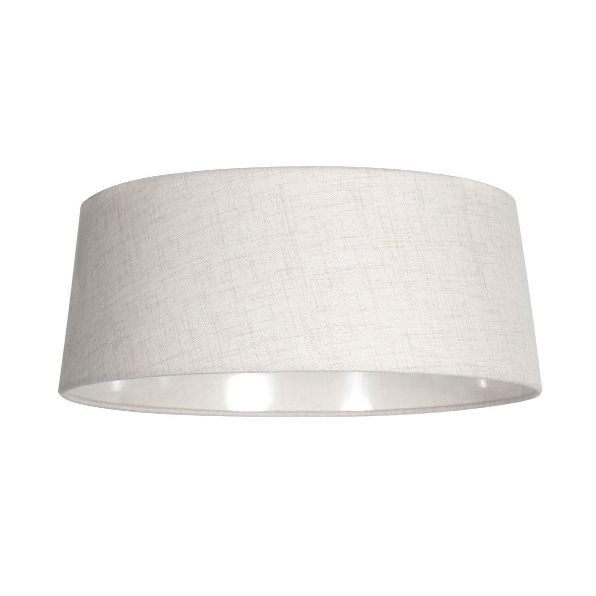 Lampenkap K20101S – Crèmekleurig linnen met witte binnenzijde Ø48 cm