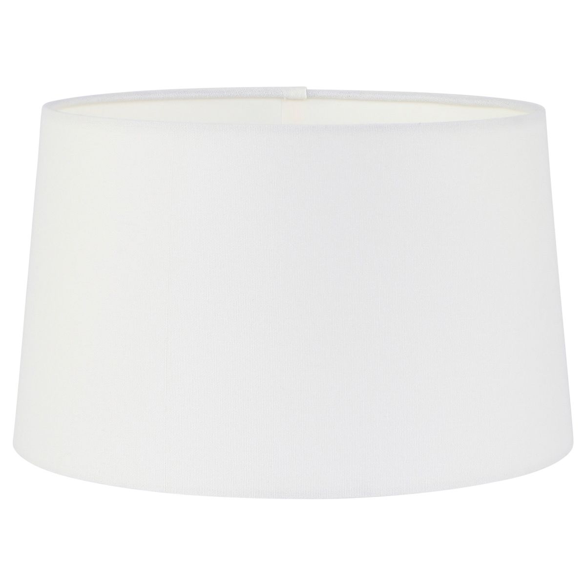 Wit linnen lampenkap K58942S Ø30cm met E27 support.