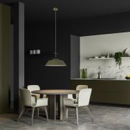 Hanglamp Nove 1318G groene sfeermaker met moderne uitstraling - Groen, Wit - Elektronica, Kunststof, Metaal - Steinhauer