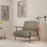 Groene klemlamp / wandlamp Nove 1320G met E27 fitting en schakelaar - Groen, Wit - Elektronica, Kunststof, Metaal - Steinh...