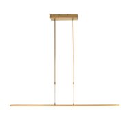 Gold-Colored Pendant Lamp Zelena 1482GO – 122cm Wide – Adjustable Light Color & Dimmable – 2500 Lumens