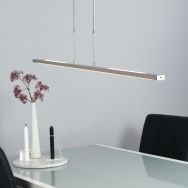 Hanglamp Zelena 1482ST stalen LED lamp met instelbaar licht - Staal - Elektronica, Kunststof, Metaal - Steinhauer