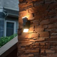 Buitenlamp Jack 1507ZW - zwarte wandlamp met verstelbaar licht - Zwart - Elektronica, Kunststof, Metaal - Steinhauer (foto 8)