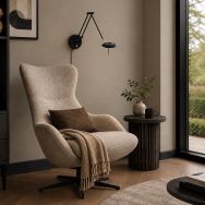 Wandlamp Zodiac 2110ZW Zwart Dimbaar draaibaar kantelbaar - Zwart - Elektronica, Kunststof, Metaal - Steinhauer
