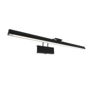 Wandlamp Litho 2431ZW - Zwarte LED schilderijlamp - Zwart - Elektronica, Kunststof, Metaal - Steinhauer