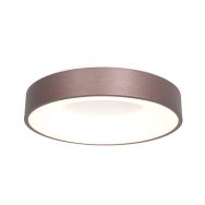 Plafondlamp Ringlede 2562BR bronzen LED lamp Ø38 cm - Brons, Wit - Elektronica, Kunststof, Metaal - Steinhauer