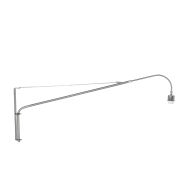 Staalkleurige wandlamp Elegant Classy 2574ST zonder kap met E27 fitting - Staal - Elektronica, Kunststof, Metaal - Steinhauer