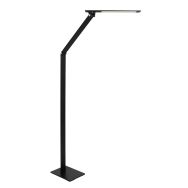 Vloerlamp Serenade 2685ZW zwarte LED leeslamp verstelbaar - Zwart - Elektronica, Kunststof, Metaal - Steinhauer