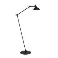 Lampadaire Kasket 2691ZW Noir – Grande douille E27 avec interrupteur