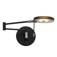 Wandlamp Turound 2734ZW zwart - Zwart - Elektronica, Glas, Metaal - Steinhauer (foto 2)