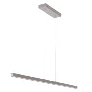 Minimalistische stalen hanglamp Danske 2745ST 2000 Lumen - Staal - Elektronica, Kunststof, Metaal - Steinhauer
