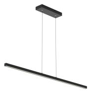 Minimalistische zwarte hanglamp Danske 2745ZW 2000 Lumen - Zwart - Elektronica, Kunststof, Metaal - Steinhauer