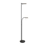 Vloerlamp Turound 2989ZW Zwart - Zwart - Elektronica, Glas, Metaal - Steinhauer (foto 2)