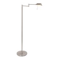 Vloerlamp Retina 3083ST Staal in hoogte verstelbaar - Staal - Elektronica, Glas, Metaal - Steinhauer