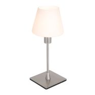 Tafellamp Ancilla 3100ST staal touch on/off met opaal wit glas - Staal - Elektronica, Glas, Metaal - Steinhauer (foto 2)