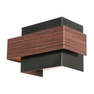 Wandleuchte Muro 3368E Holzoptik 2-flammig G9 Wandleuchte