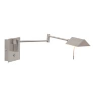 Wandlamp Retina 3402ST Staal met USB poorten - Staal - Elektronica, Kunststof, Metaal - Steinhauer