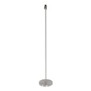 Vloerlamp Noor 3403ST – stalen lamp zonder kap met E27 - Staal - Metaal - Steinhauer