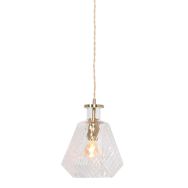 Hanglamp Grazio Glass 3492ME Messing met E14 fitting - Messing - Elektronica, Glas, Metaal - Steinhauer