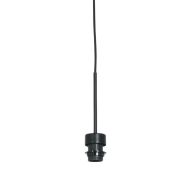 Hanglamp Sparkled Light 3602ZW zwarte pendel zonder kap - Zwart - Elektronica, Kunststof, Metaal - Steinhauer